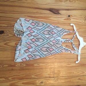 Cute patterned tank top